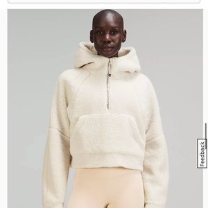 Lululemon scuba half zip Sherpa